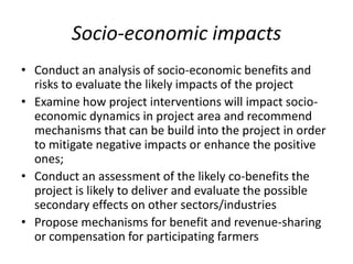 Feasibility assessment of selected sites for the pilot project on the feasibility of generating carbon credit through dairy productivity gains