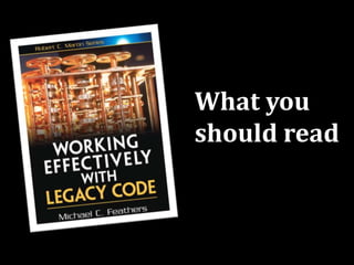 What you
should read
 