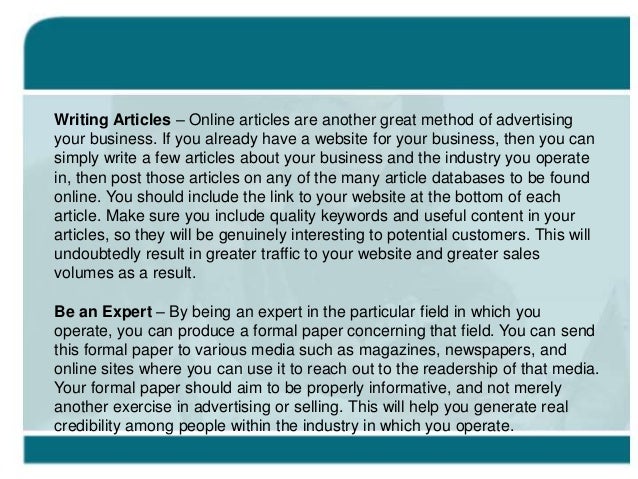 generating free sales leads