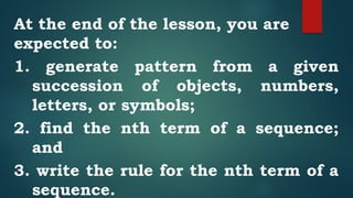 Generating patterns Lesson_ in Math.pptx