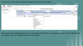 Fossology Sbom Generating SBOMS FROM FOSS_(Detecting OSS licences) | PPTX
