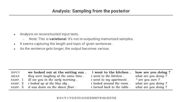 Generating Sentences From A Continuous Space