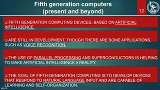 The Five Generations of Computers | PPT