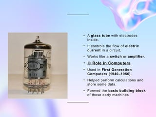 first GENERATION of computer or pc (presnol computer) | PPTX