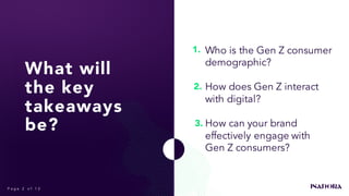 Generation Z Consumers | PDF