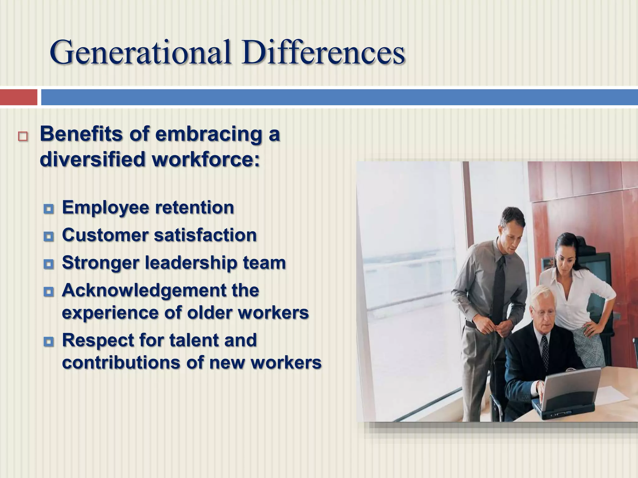 Generational Differences in the Workplace | PPTX