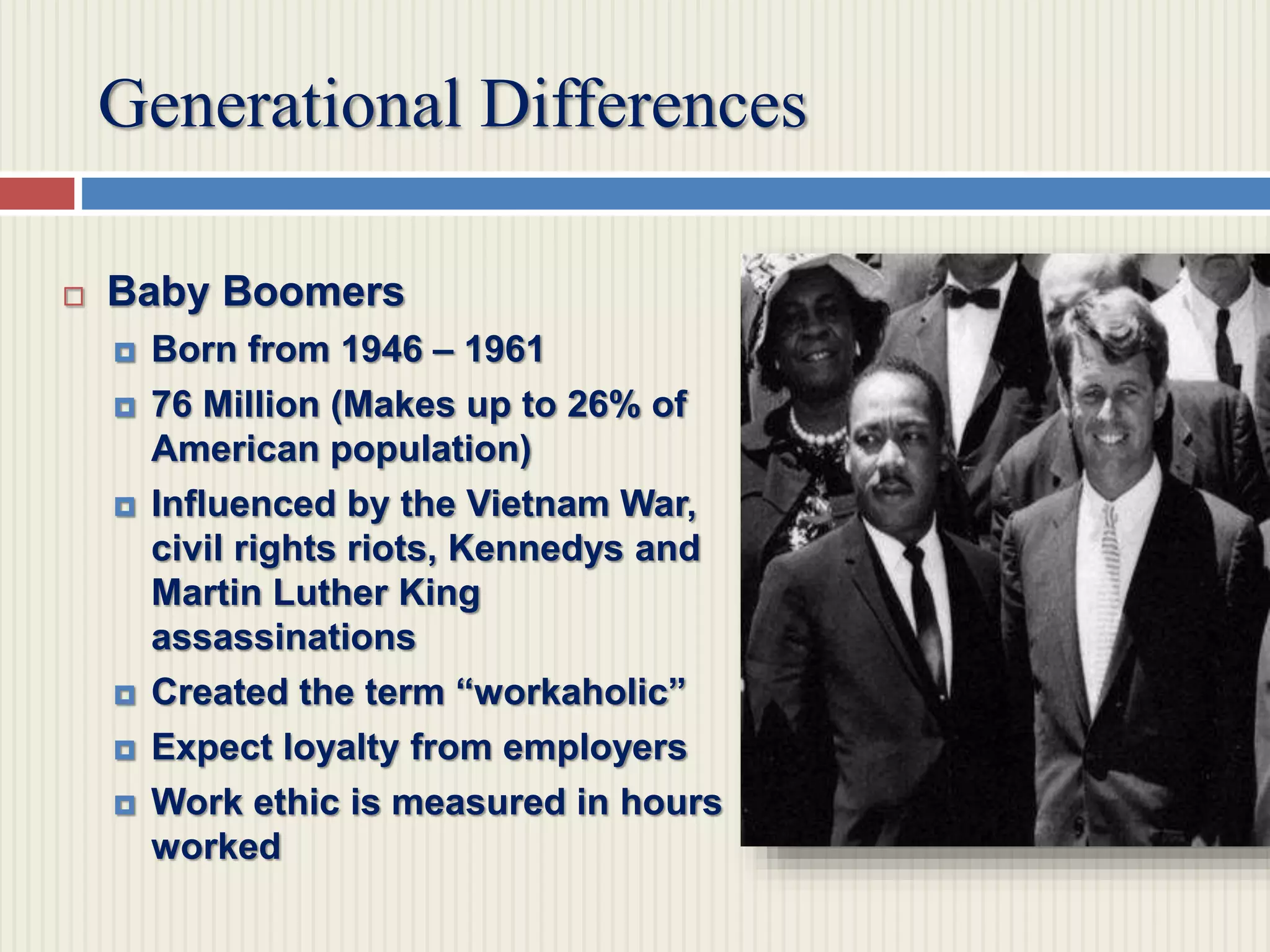 Generational Differences in the Workplace | PPTX