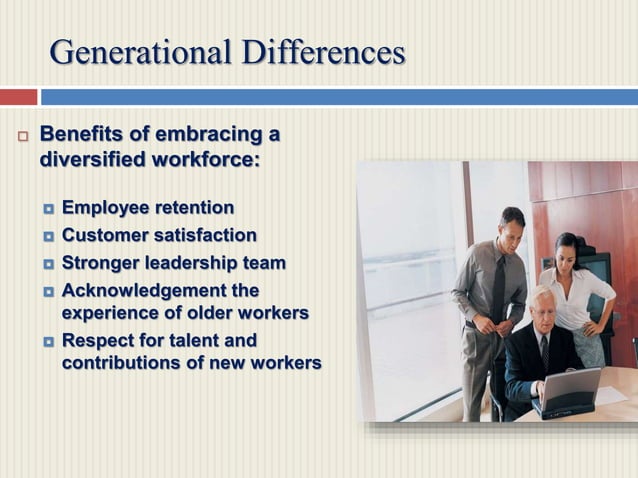 Generational Differences in the Workplace | PPTX | Business | Business ...