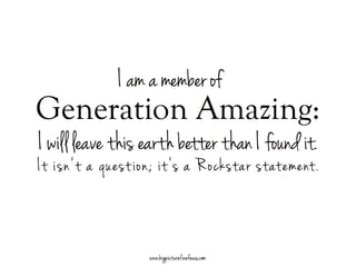 Generation Amazing