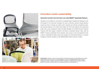 Knoll Environment Generation by Knoll Brochure | PDF