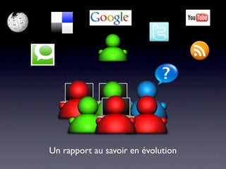 Un rapport au savoir en évolution
 