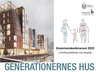 Drammenskonferansen 2019
v/ Driftsprojektleder Lise Hanghøj
 