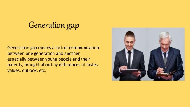 Image result for generation gap definition