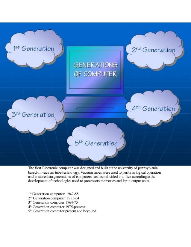 Generation Of Computer