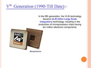 Generation of computer | PPTX