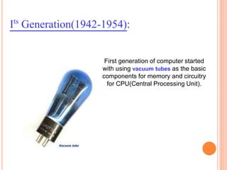 Generation of computer | PPTX