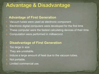 Generation of computer | PPT