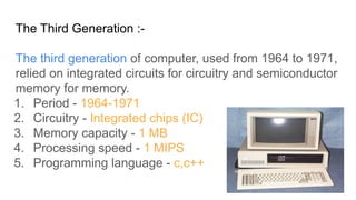 Generation Of Computer.pdf Education and | PDF