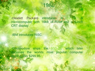 Generation of computer (1978 1985) | PPTX
