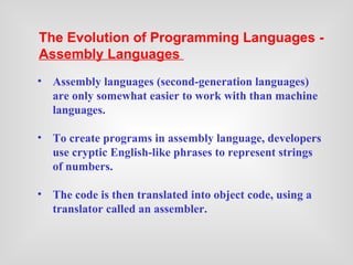 Generation of computer languages | PPT