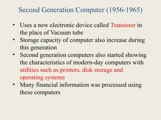 Generation of Computers.pptx kkkkkkkkkkkk | PPTX