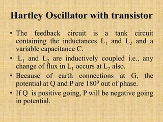 Generation of electrical oscillations with lc circuit | PPTX
