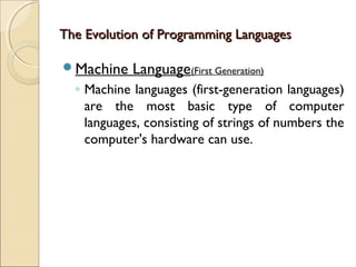 Generations of Programming Languages | PPT