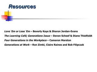 Generations in the workplace | PPT