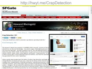 http://hwyt.me/CrapDetection
 