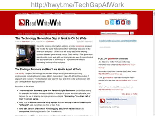 http://hwyt.me/TechGapAtWork
 