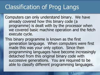 Generations Of Programming Languages | PPT | Programming Languages ...