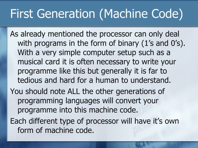 Generations Of Programming Languages | PPT | Programming Languages ...