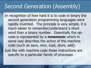 Generations Of Programming Languages | PPT | Programming Languages ...