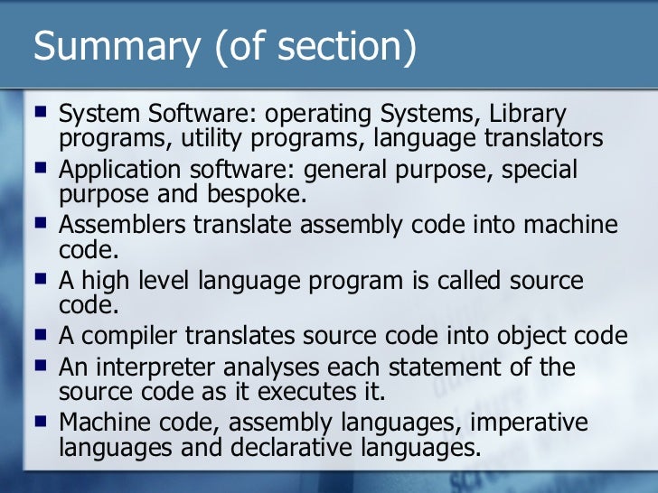 Generations Of Programming Languages