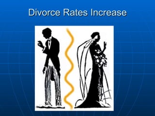Divorce Rates Increase 