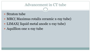 Generations and advancement of CT | PPTX
