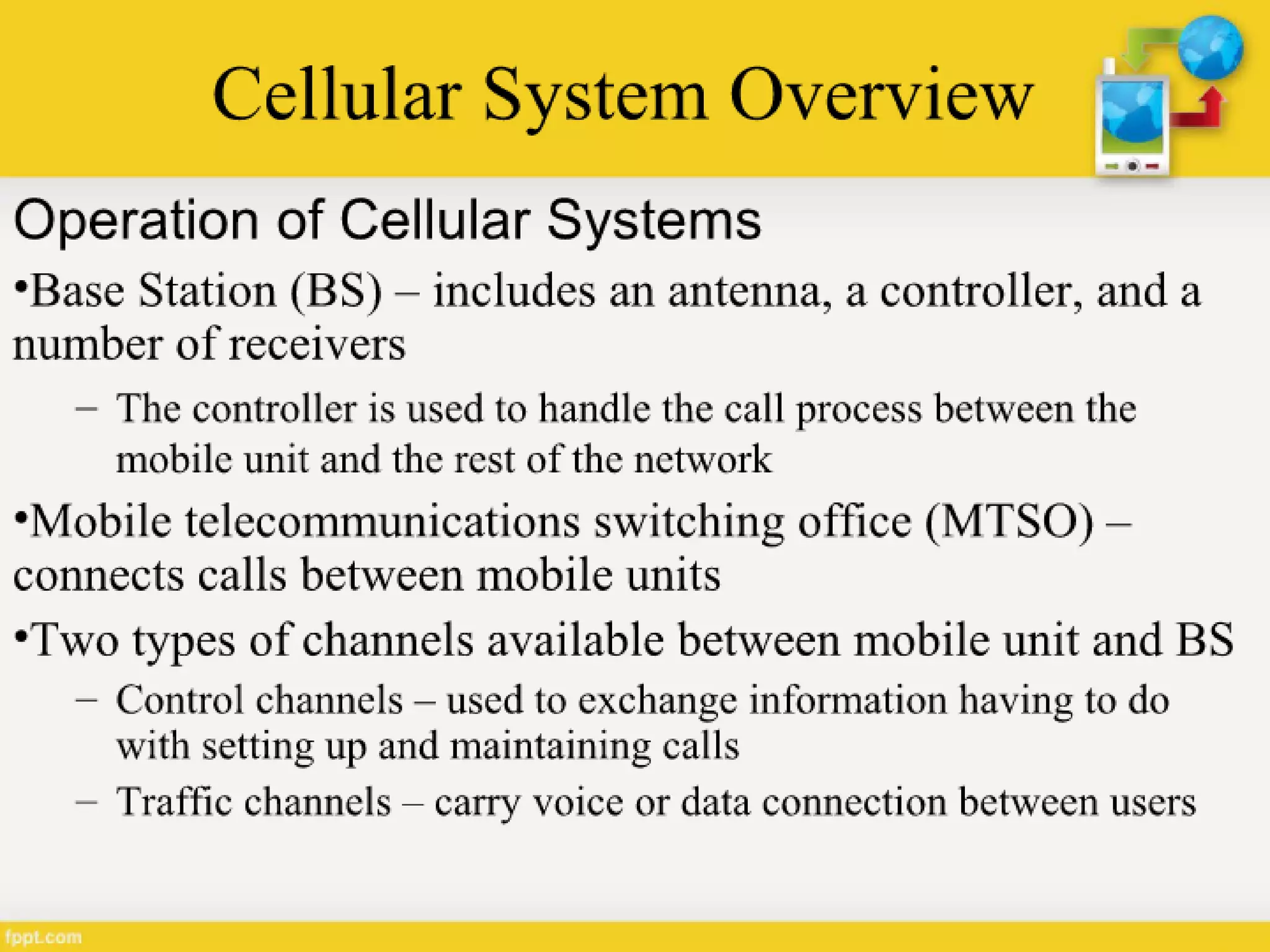 Generations of Cellular Network