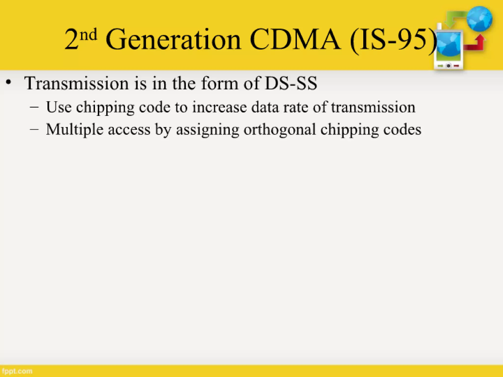 Generations of Cellular Network