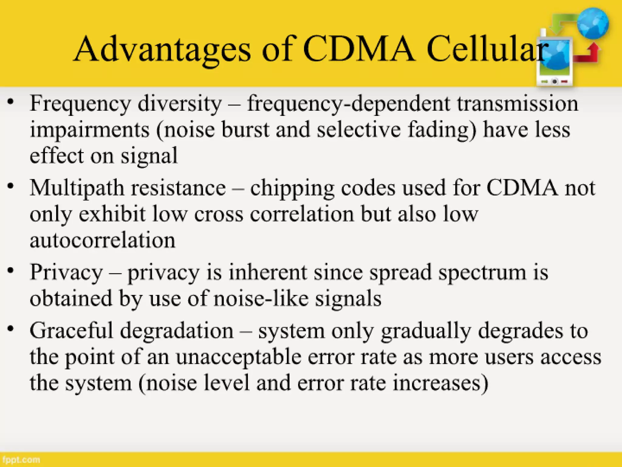 Generations of Cellular Network