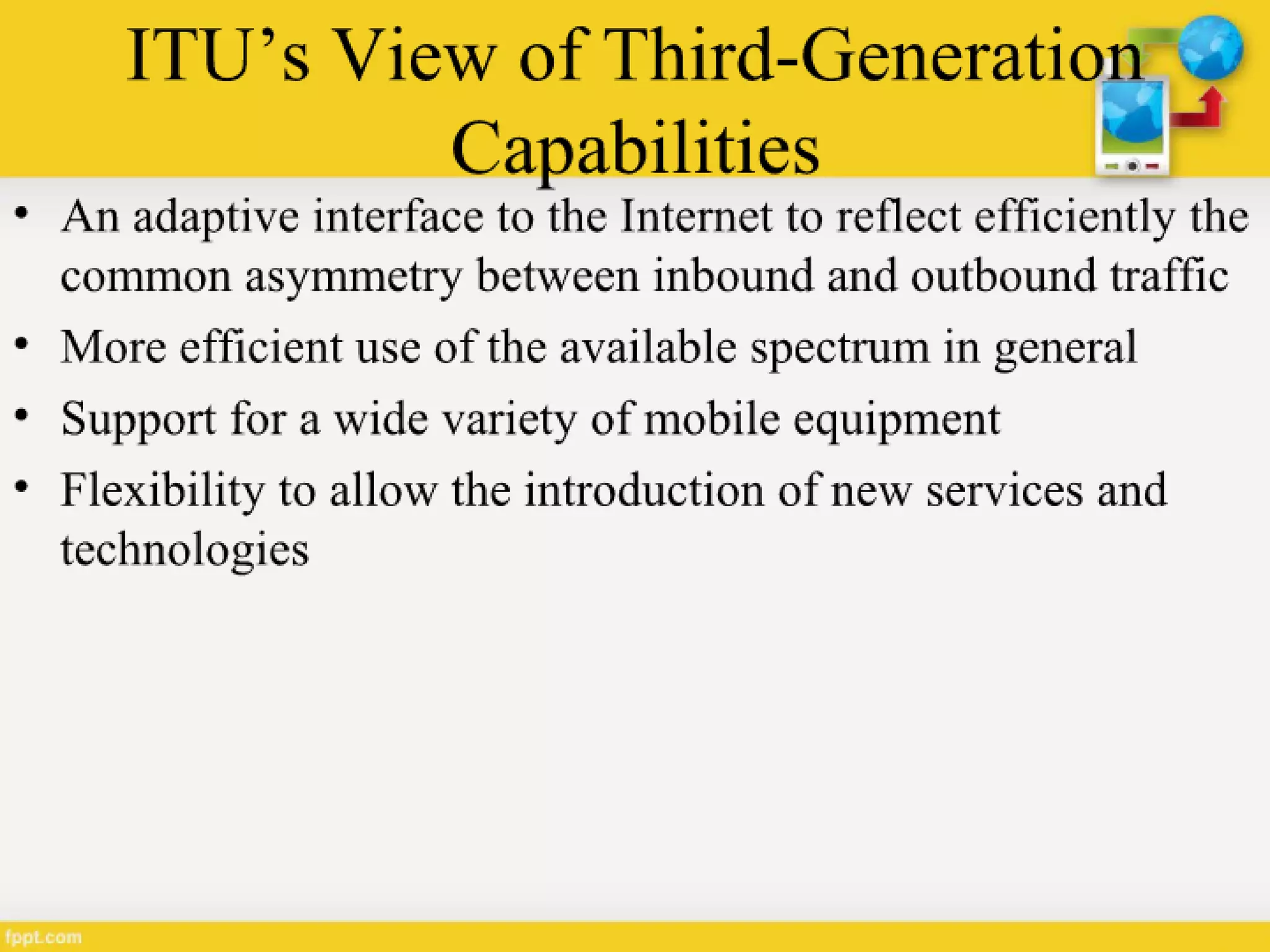 Generations of Cellular Network