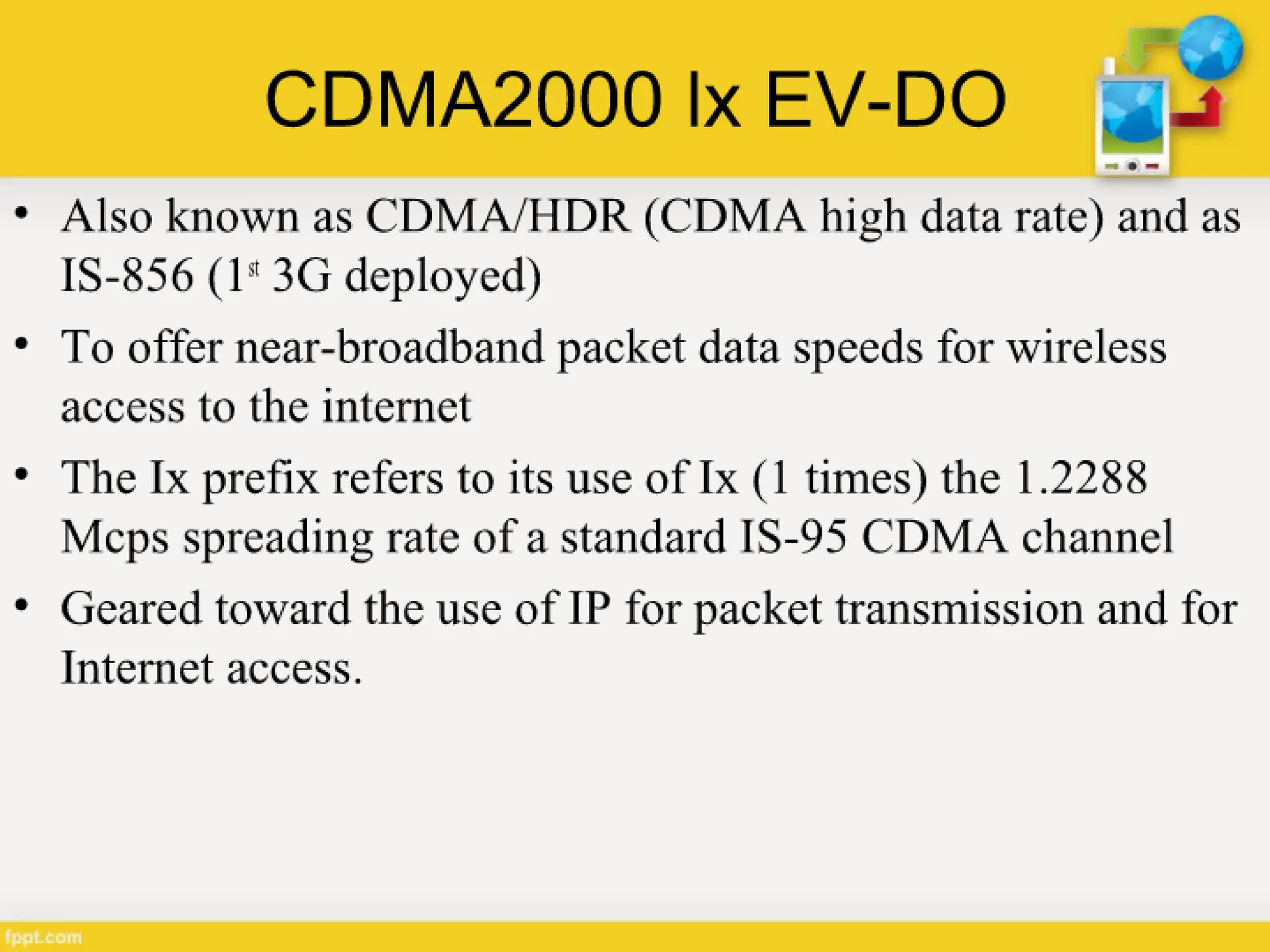 Generations of Cellular Network