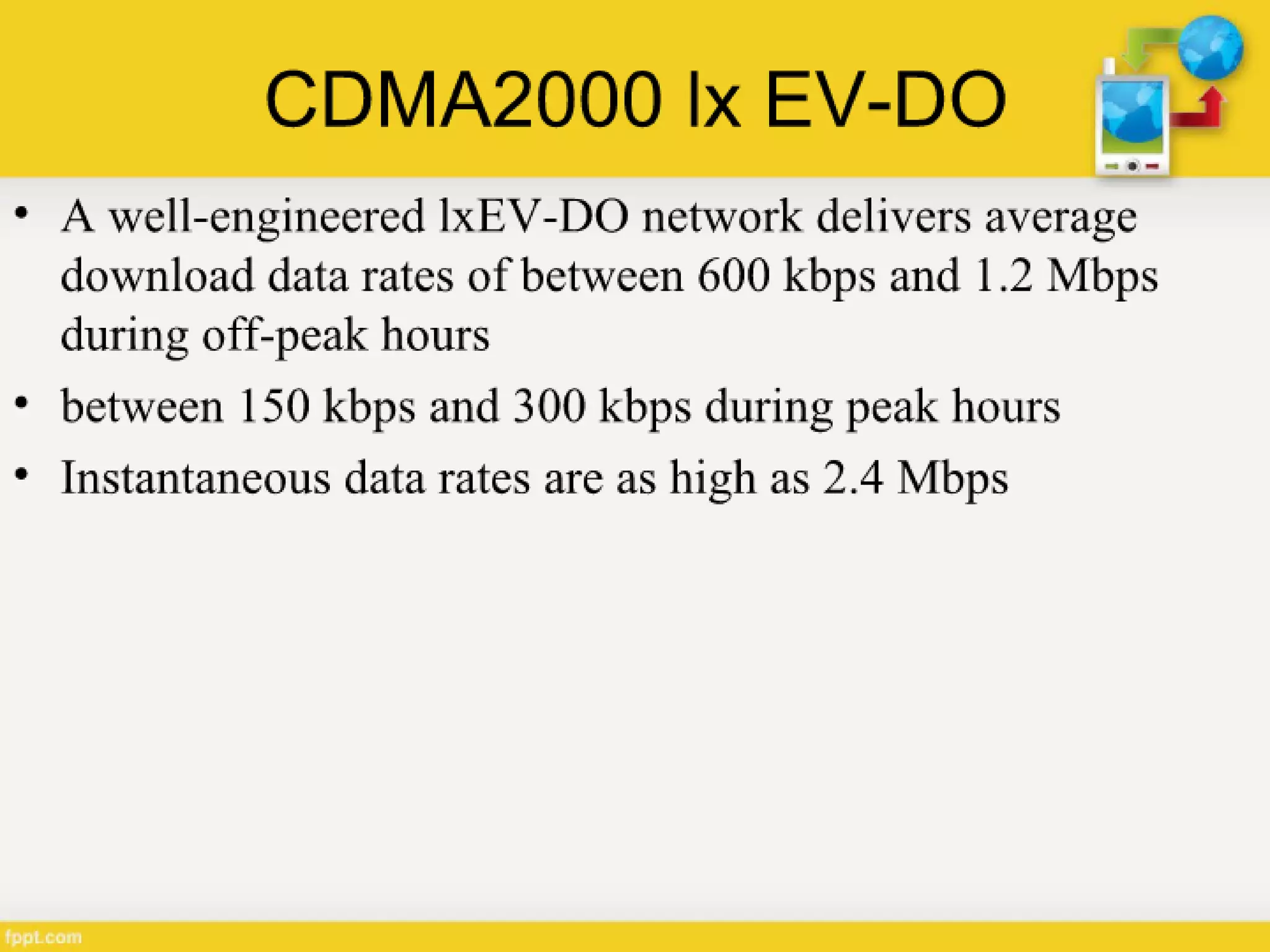 Generations of Cellular Network