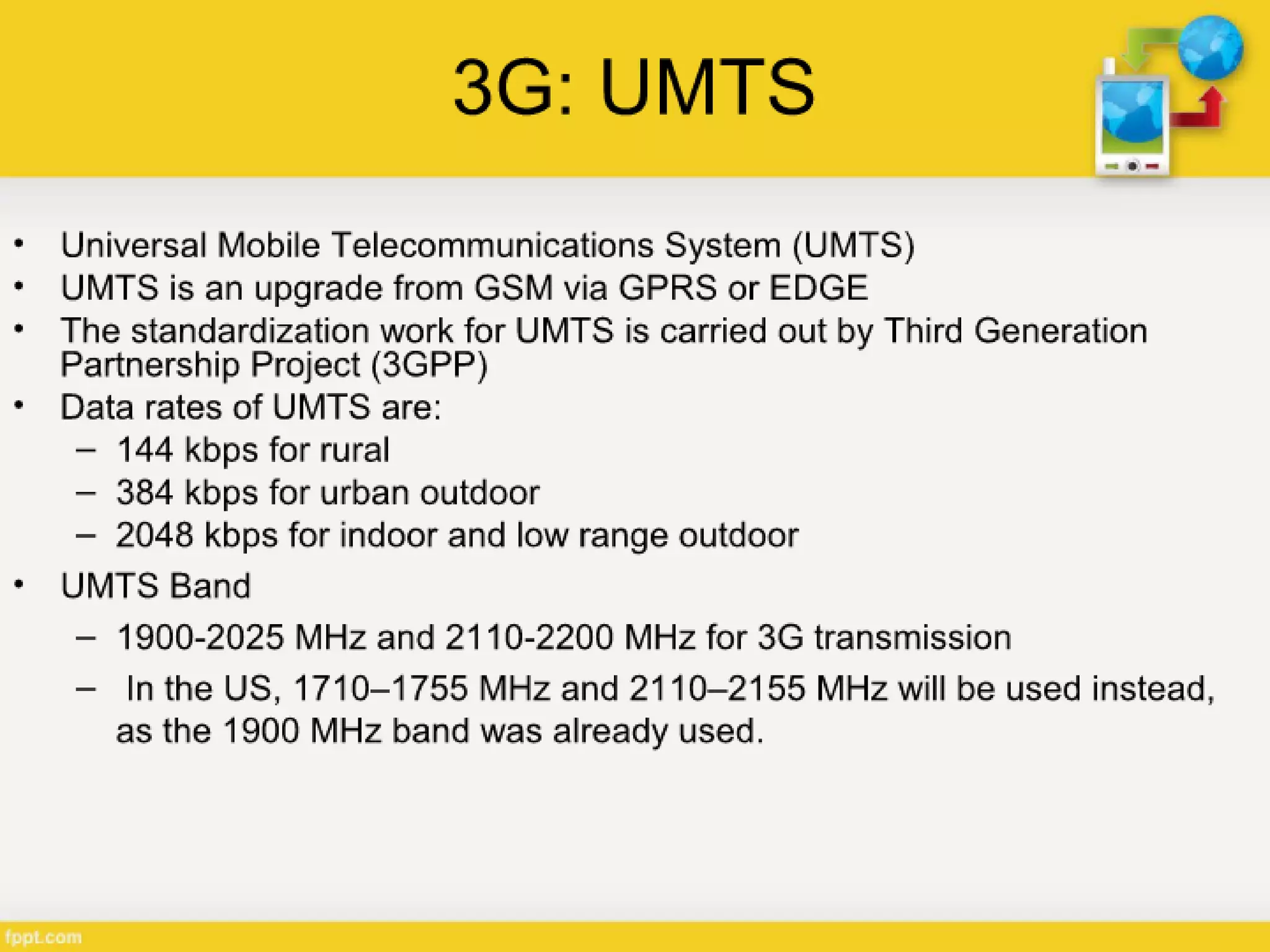 Generations of Cellular Network