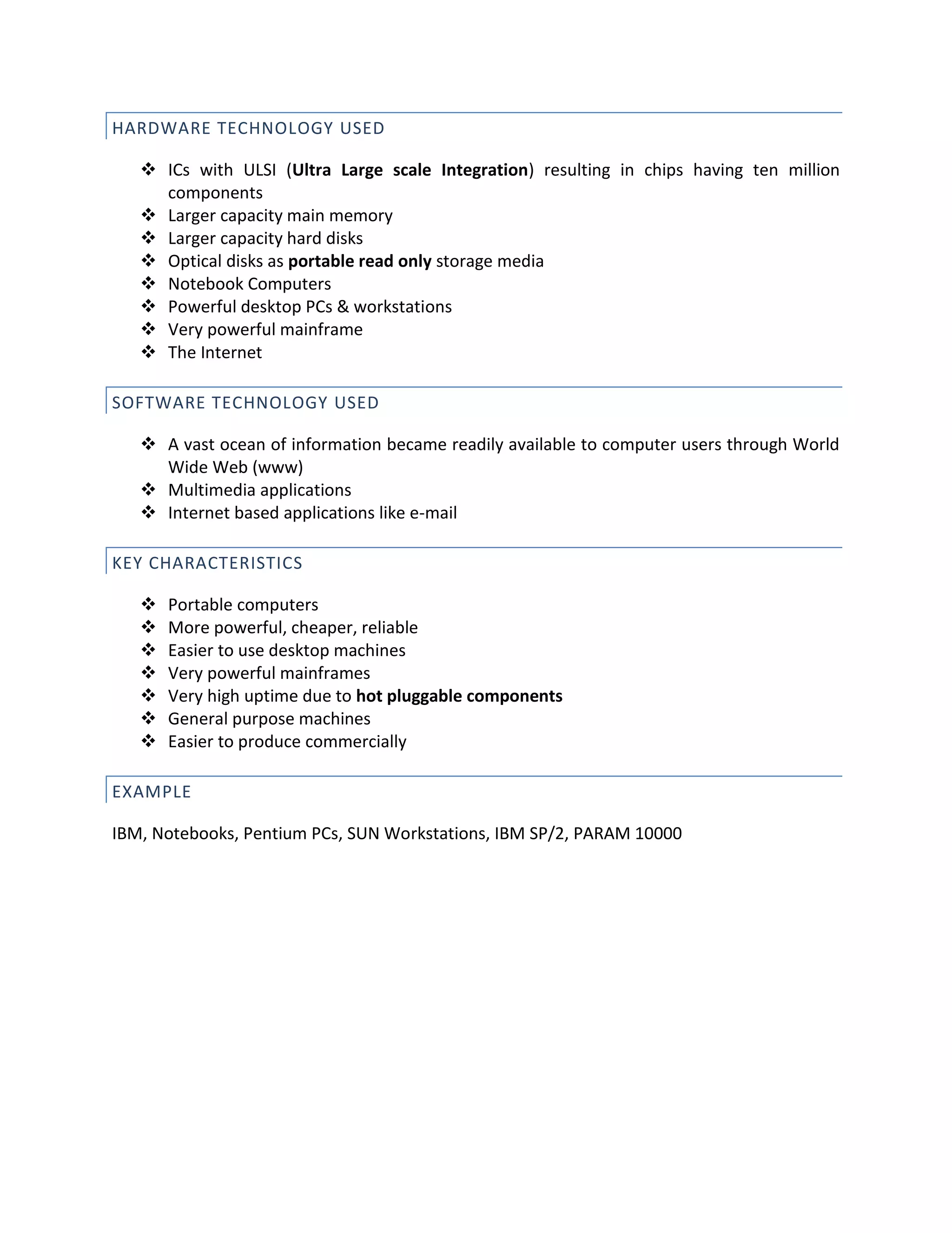 Limited commercial use