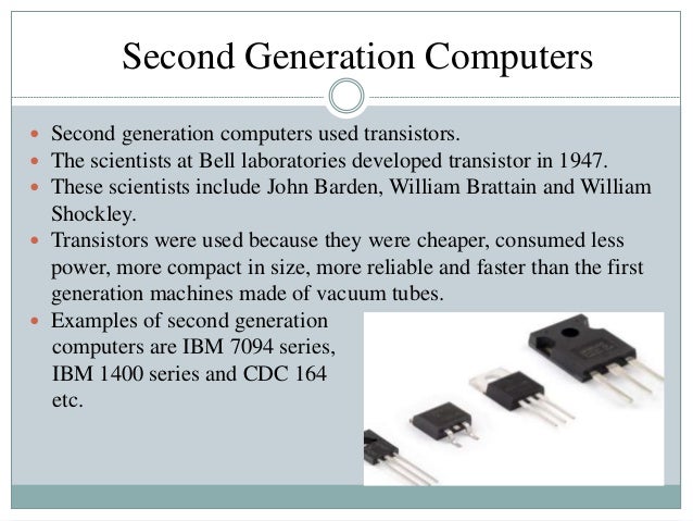 Generations Of Computer