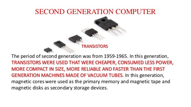 Generations Of Computer