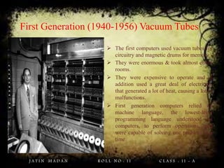 Generations of computers | PPT