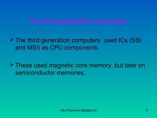 Generations of computers.15