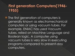 Present Day Computer Generations of Computers {2025} Anay Gaidhani.pptx