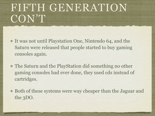 Generations of consoles